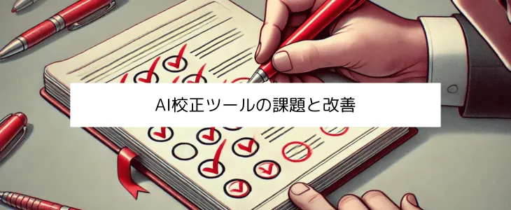 AI校正ツールの課題と改善