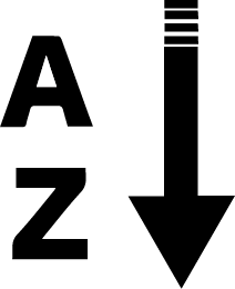 並び順アイコン