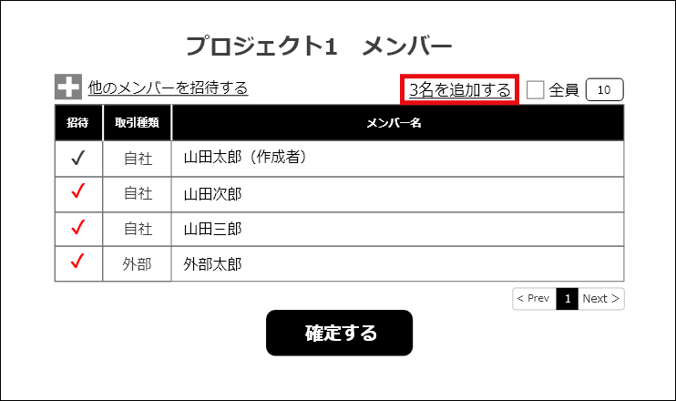 一時保管フォルダー